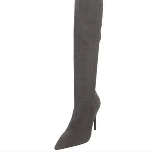 Michael Kors  grey real suede boots size 8,5
